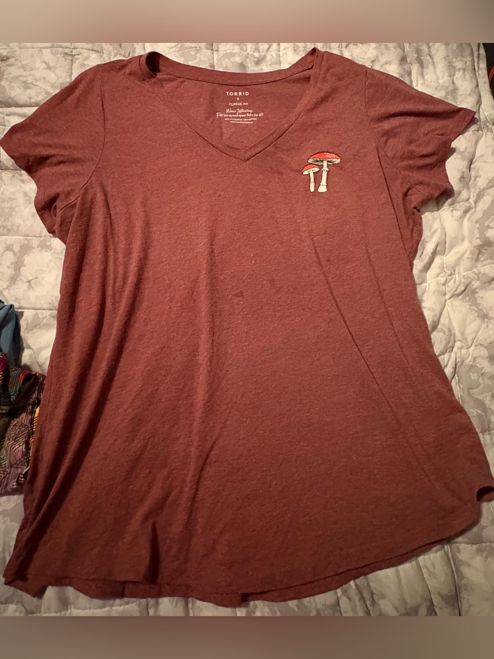 torrid women’s size 3x mushroom top